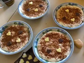 Tiramisù con crema alla yogurt greco